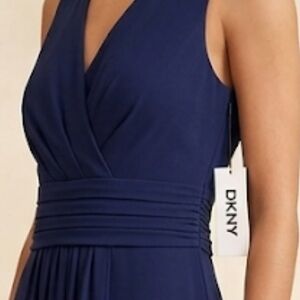 DKNY Deep Blue Sleeveless Dress